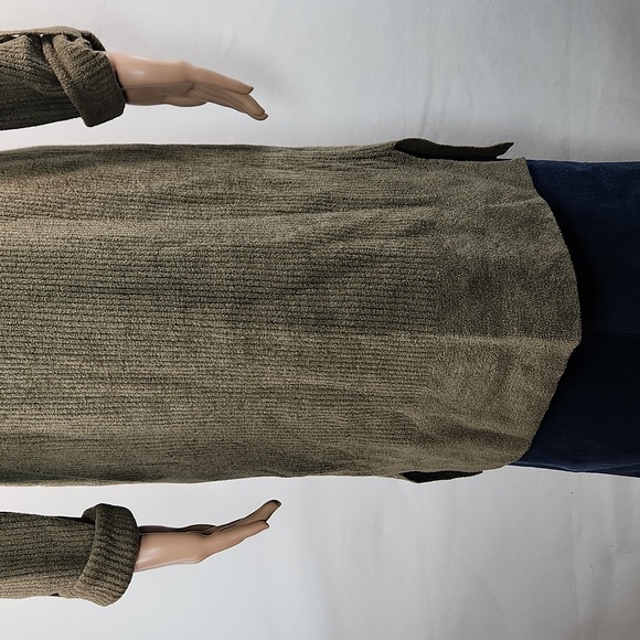 BAREFOOT DREAMS Cozy Chic Ultra Lite Women's Cover Up Cardigan, Size M, Flawless - Picture 11 of 17